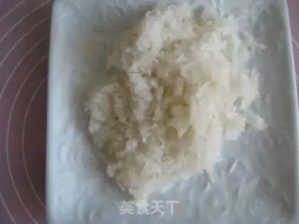 Make radish pancakes step 2