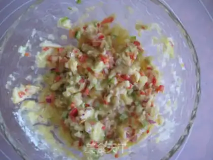 Make radish pancakes step 7