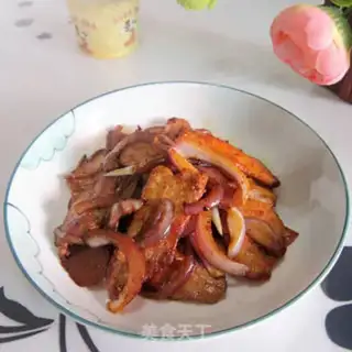 Make Onion fried meat step 9