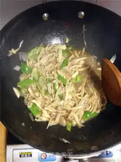 Make Pyramid fried abalone mushrooms step 8
