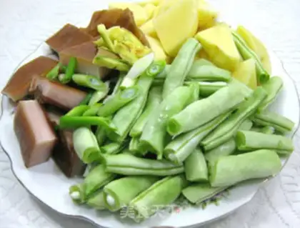 Make Potato beans step 1