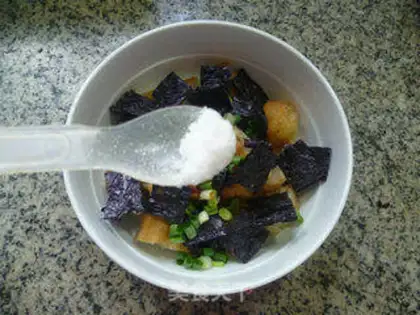 Make Cream of lavender soup step 4