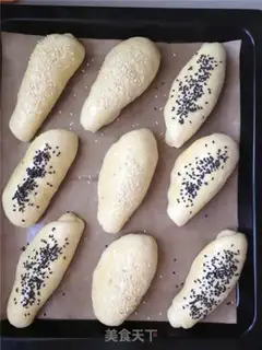 Make Sesame cream rolls step 20