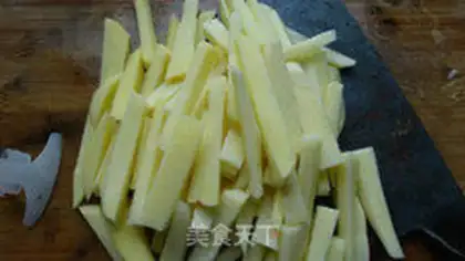 Make Homemade fries step 1