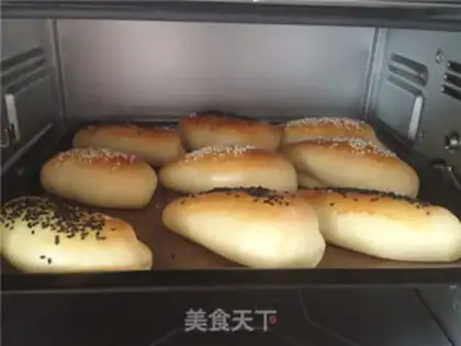 Make Sesame cream rolls step 21