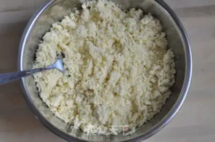 Make Butter, green bean cake step 2