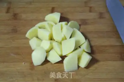 Make Red-hot potato chicken rice step 3