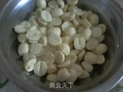 Make Lotus Red Bean soup step 0