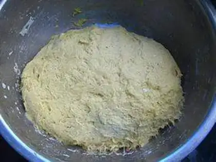 Make Pumpkin bean buns step 2