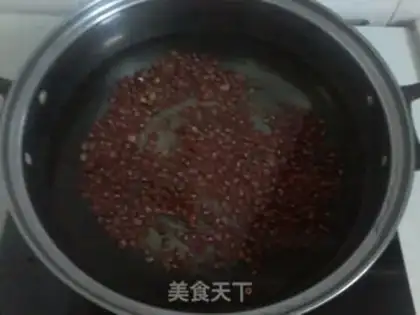Make Lotus Red Bean soup step 2