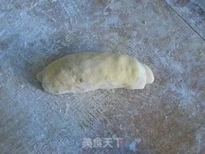 Make Pumpkin bean buns step 6