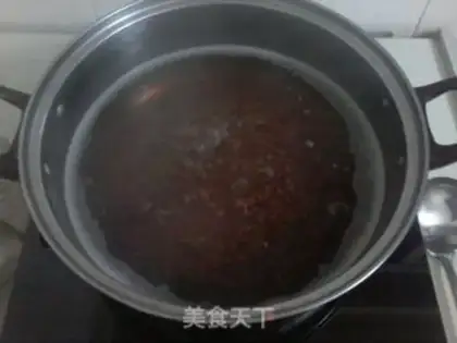 Make Lotus Red Bean soup step 4