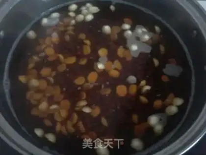 Make Lotus Red Bean soup step 5