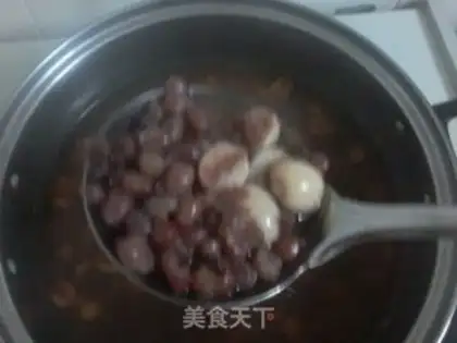Make Lotus Red Bean soup step 7