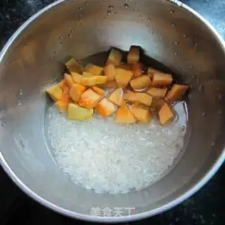 Make Pumpkin porridge step 2