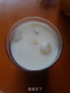 Make Peach shake step 4
