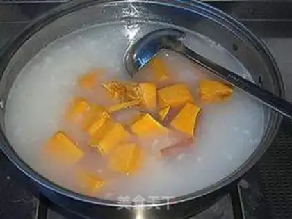 Make Pumpkin porridge step 3