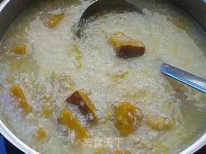 Make Pumpkin porridge step 4