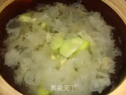 Make ♪ ♪ The silver ear soup ♪ step 7