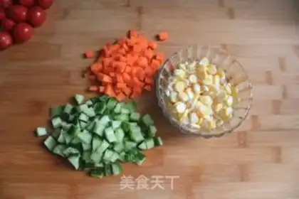 Make Corn-fruit salad step 0