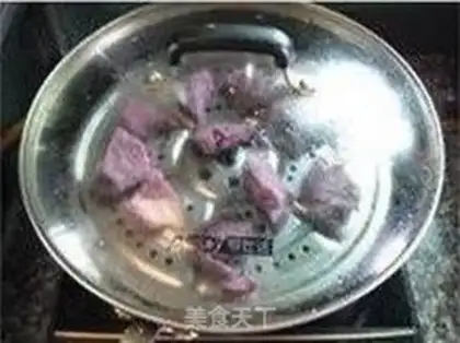 Make Potato mousse cake step 2
