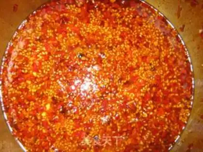 Make Homemade red oil step 2