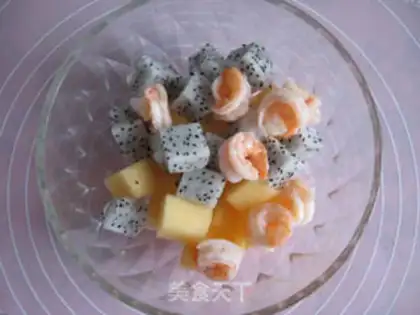 Make Shrimp fruit salad step 4