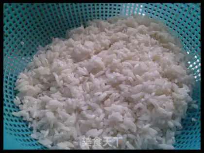 Make The rice pearls step 5