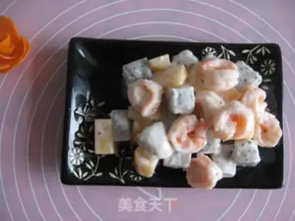 Make Shrimp fruit salad step 7