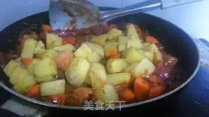 Make Potato carrots step 18