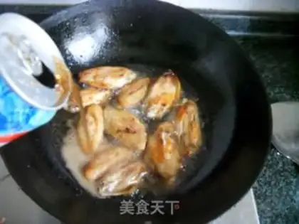 Make Coke chicken wings step 7