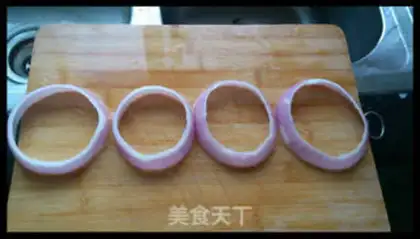 Make Onion egg burrito step 5