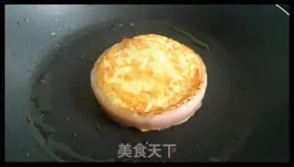 Make Onion egg burrito step 9