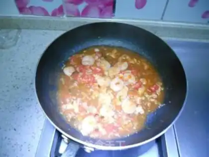 Make Tomato shrimp step 5