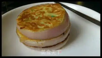 Make Onion egg burrito step 11