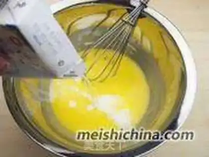 Make Blueberry twirl step 2