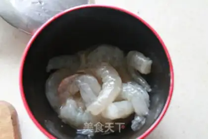 Make Dutch mushroom shrimp step 1