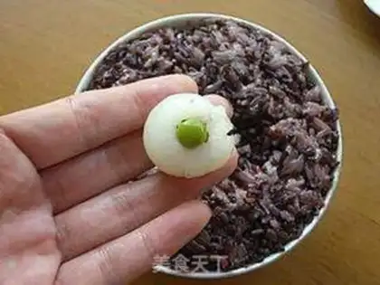 Make Black rice twig step 4
