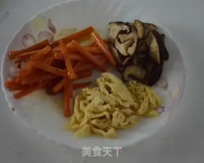 Make Rock pan rice step 2