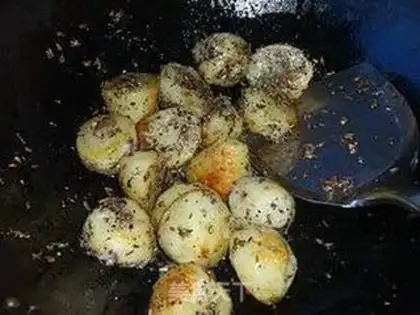 Make Barbecue little potatoes step 4