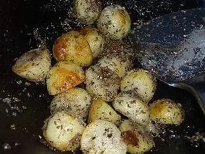 Make Barbecue little potatoes step 6
