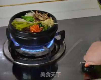 Make Rock pan rice step 8