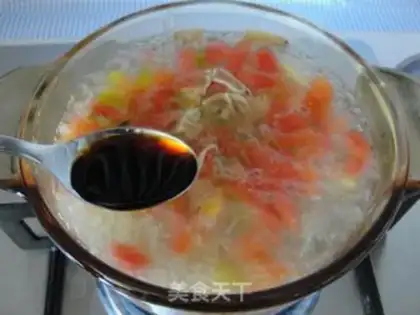 Make Tofu silk egg soup step 6