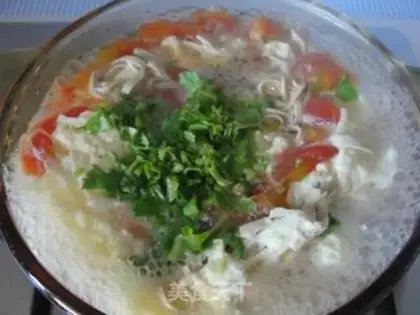 Make Tofu silk egg soup step 8