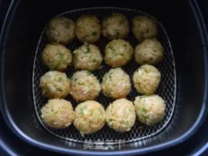 Make Meat and rice balls step 6