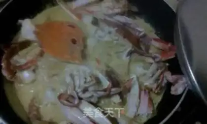 Make Thai curry crab step 7
