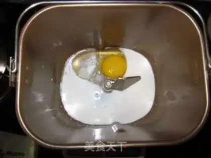 Make Peach fragrance bread step 0