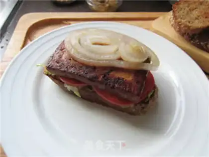 Make Vanilla tofu sandwich step 18