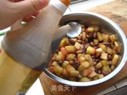 Make Watermelon with peanuts step 5