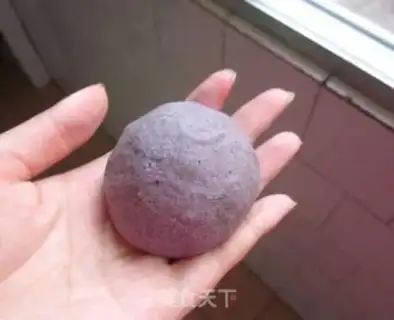 Make Purple rice buns step 8